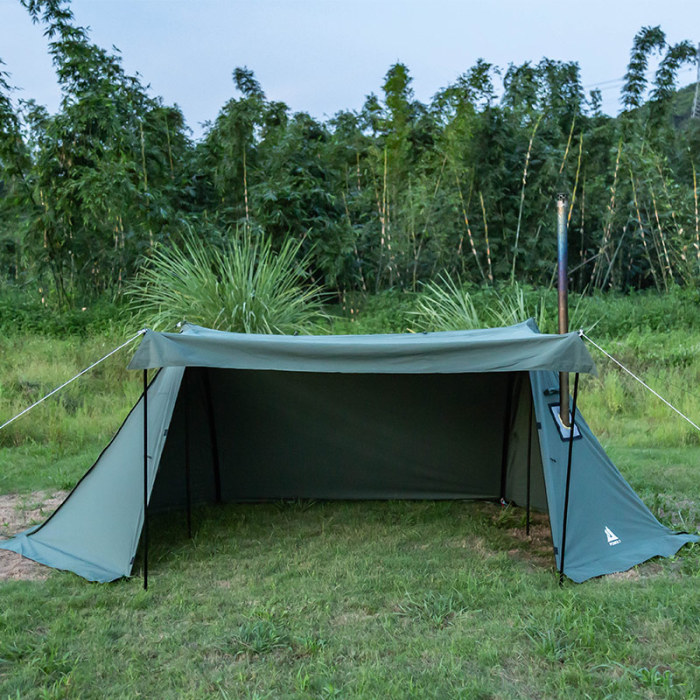 FORT TC 화목난로 텐트 캔버스 첼트반 텐트 내화성 홀옷감 포함