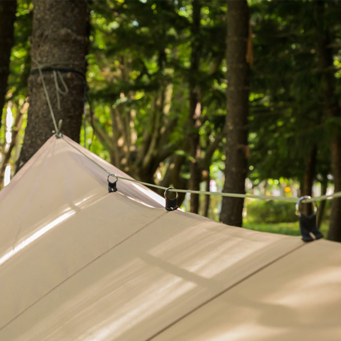 Rhombus 해먹 타프 캔버스 캠핑 쉘터 내화성 홀옷감 포함 부시크래프트 Lonewolf902