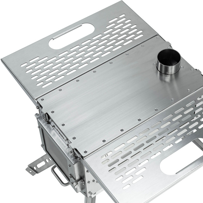 Oroqen 텐트용 목재 스토브 휴대용 스테인리스 캠핑 난로