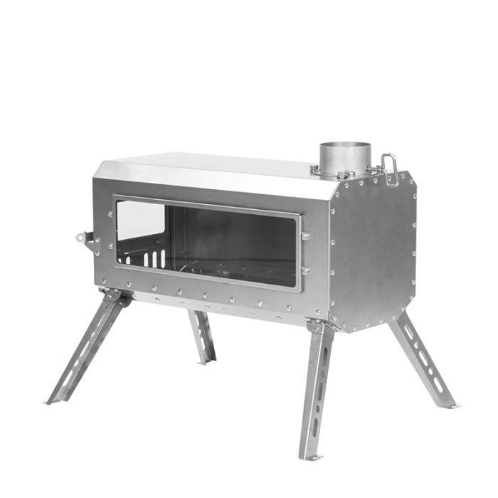 Traveller 캠핑 나무난로 초경량 휴대용 티타늄 텐트 스토브 - POMOLY