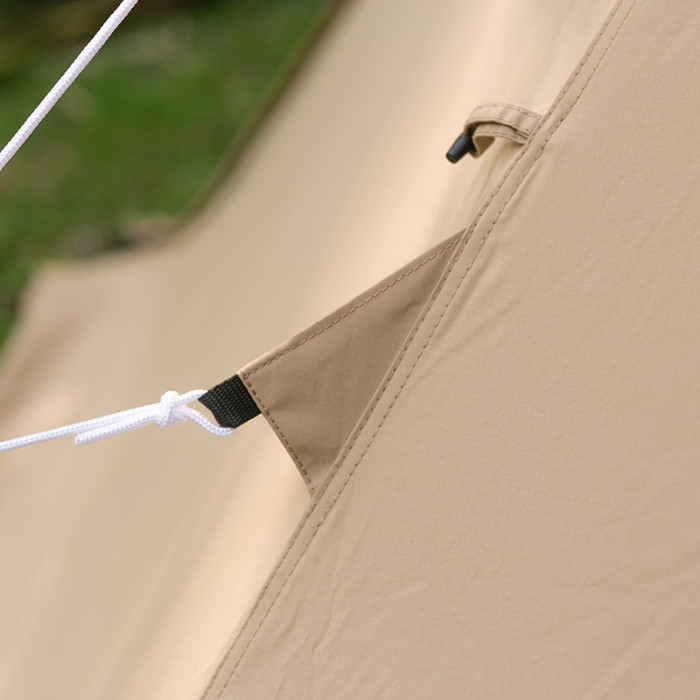 YARN 면 티피 홀옷감 포함 캠핑 캔버스 텐트 2 인