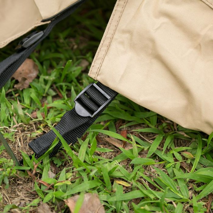 YARN 면 티피 홀옷감 포함 캠핑 캔버스 텐트 2 인