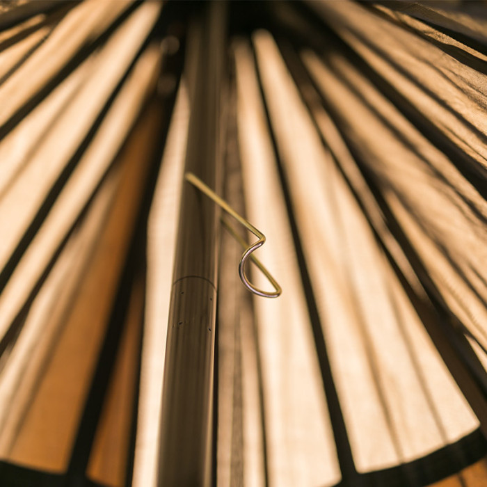 YARN Plus 캠핑용 캔버스 난로텐트 내화성홀옷감가 있는 면텐트 2-4인