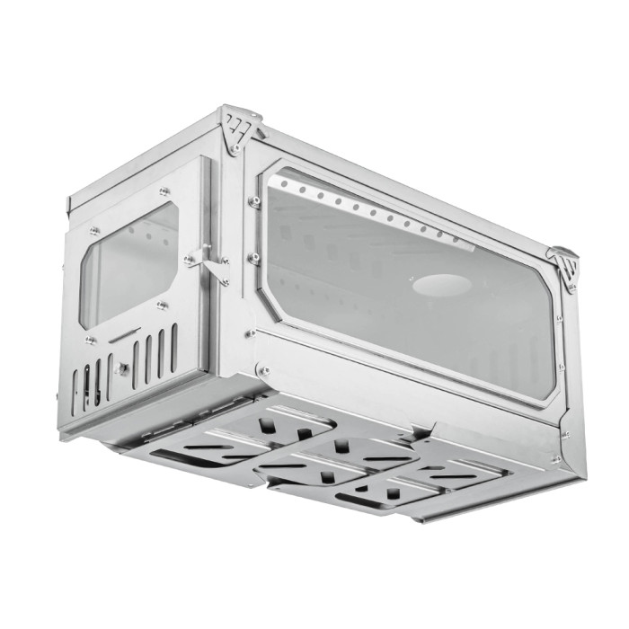 T-BRICK Ultra | 캠핑 우드 난로 접이식 티타늄 스토브 요리 와 난방