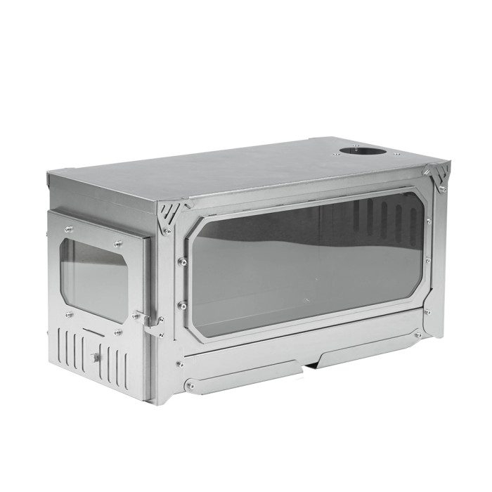 T-BRICK Ultra | 캠핑 우드 난로 접이식 티타늄 스토브 요리 와 난방