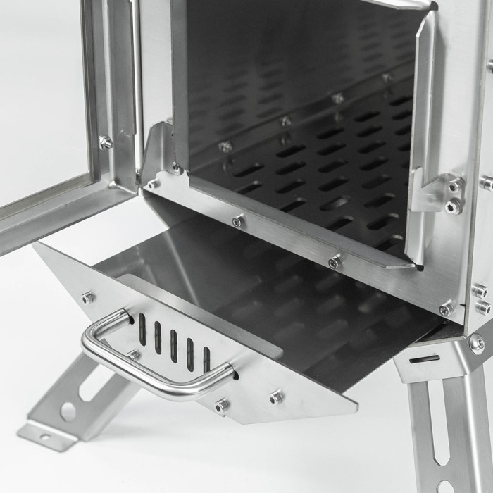 Oroqen 텐트용 목재 스토브 휴대용 스테인리스 캠핑 난로