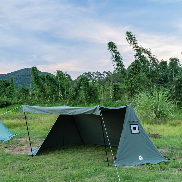 FORT TC 화목난로 텐트 캔버스 첼트반 텐트 내화성 홀옷감 포함