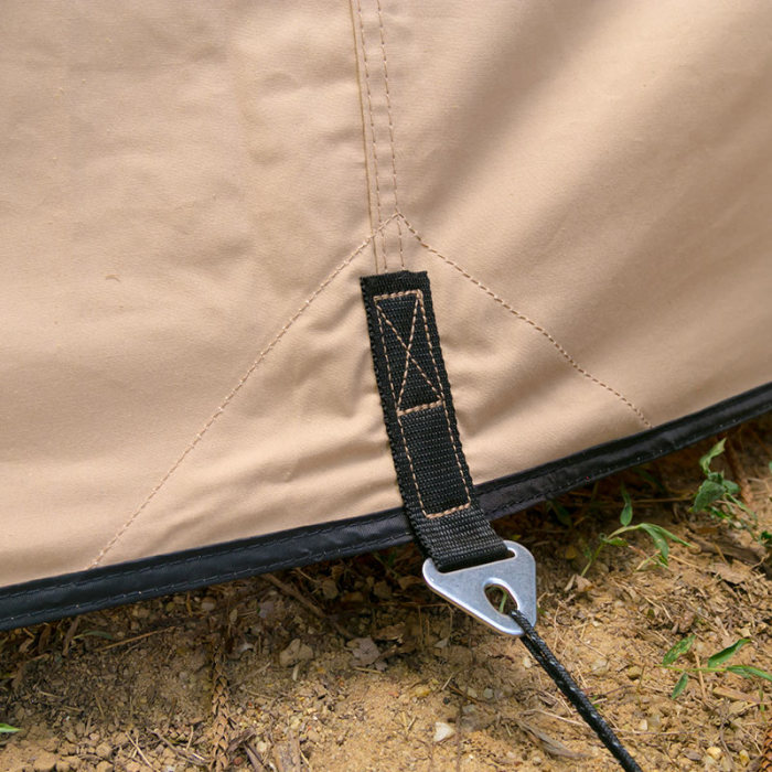 Rhombus 해먹 타프 캔버스 캠핑 쉘터 내화성 홀옷감 포함 부시크래프트 Lonewolf902