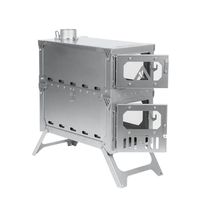 T-BRICK MAX 티타늄 캠핑 난로 초경량 접이식 나무 스토브