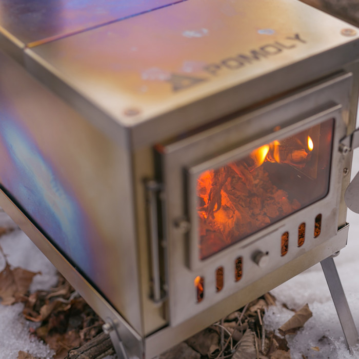 TIMBER Lite 캠핑나무스토브 접이식 티타늄 나무난로