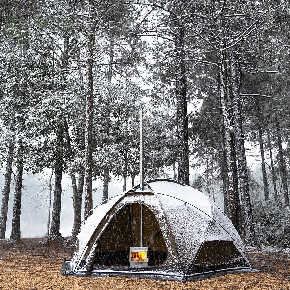 Dome X4 독립형 돔 핫 텐트