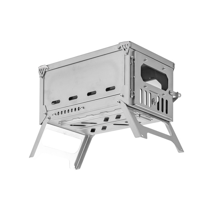 T-Brick Mini 2.0 | 1인용 핫텐트 캠핑용 휴대용 티타늄 우드 스토브 | POMOLY 2023 신제품 발표