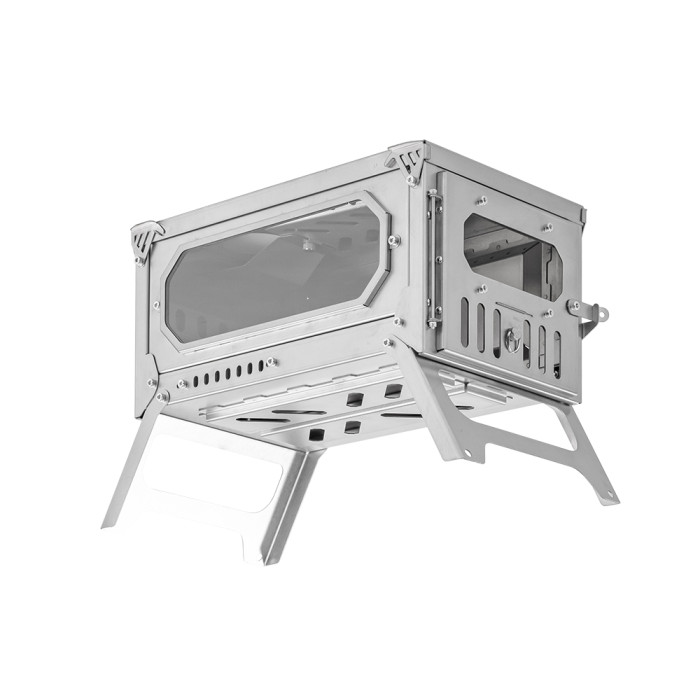 T-Brick Mini 2.0 | 1인용 핫텐트 캠핑용 휴대용 티타늄 우드 스토브 | POMOLY 2023 신제품 발표