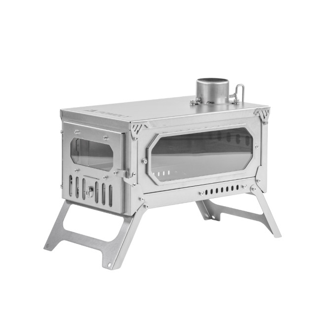 T-Brick Mini 2.0 | 1인용 핫텐트 캠핑용 휴대용 티타늄 우드 스토브 | POMOLY 2023 신제품 발표