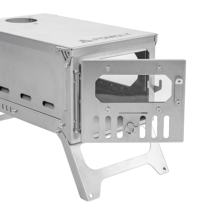 T-Brick Mini 2.0 | 1인용 핫텐트 캠핑용 휴대용 티타늄 우드 스토브 | POMOLY 2023 신제품 발표