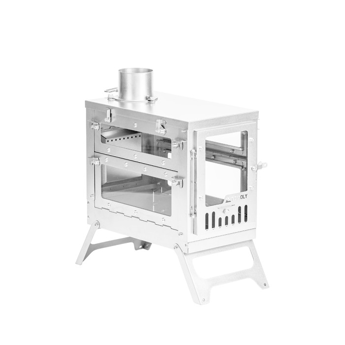 X-Ti 5 | 더블 폴드 티타늄 우드 스토브 | POMOLY 신상품 2025