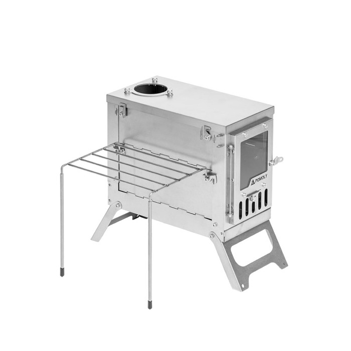 X-Ti Mini | 더블 폴딩 티타늄 우드 스토브 | POMOLY 신상품 2025