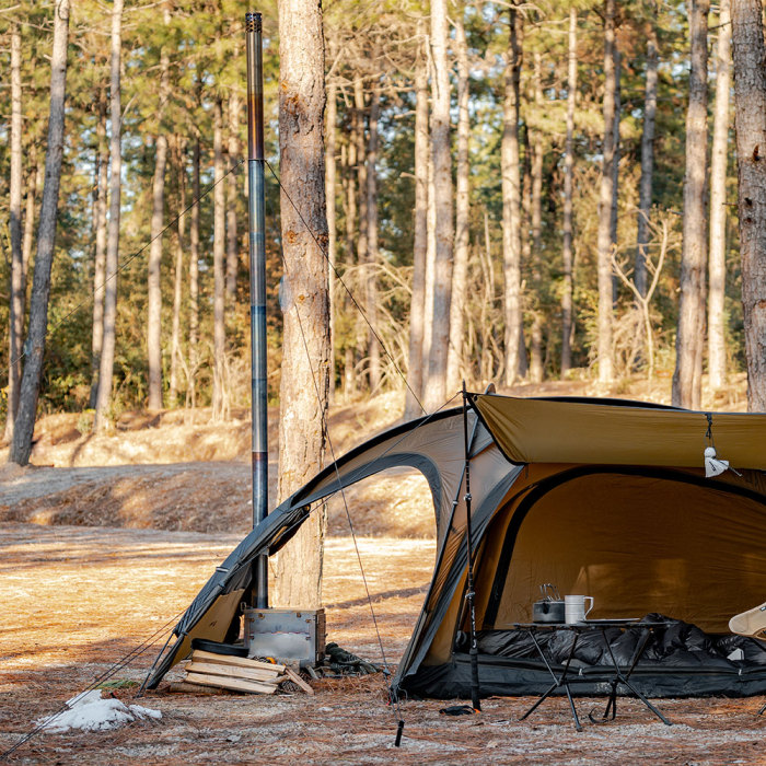 X-Ti | 더블 폴드 티타늄 우드 스토브 | POMOLY 신상품 2025