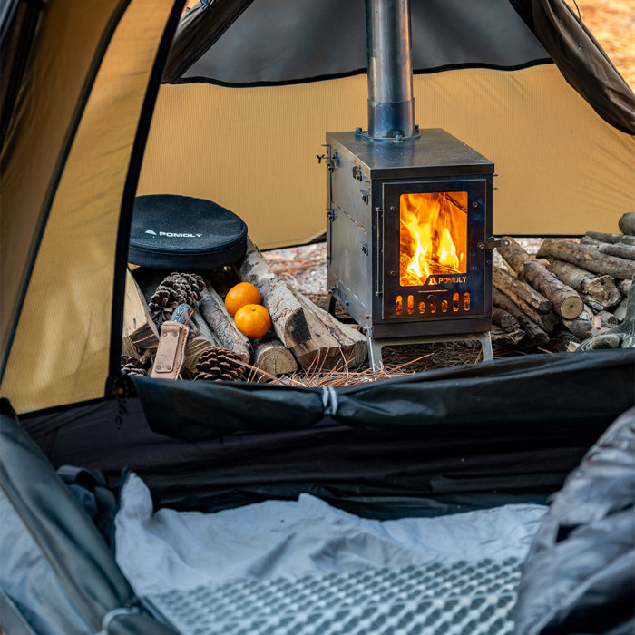 X-Ti | 더블 폴드 티타늄 우드 스토브 | POMOLY 신상품 2025