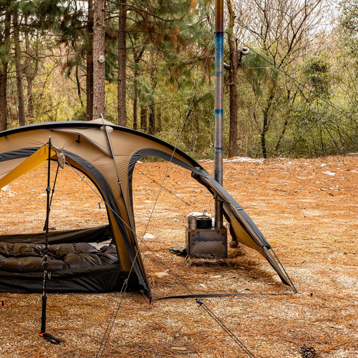 X-Ti | 더블 폴드 티타늄 우드 스토브 | POMOLY 신상품 2025