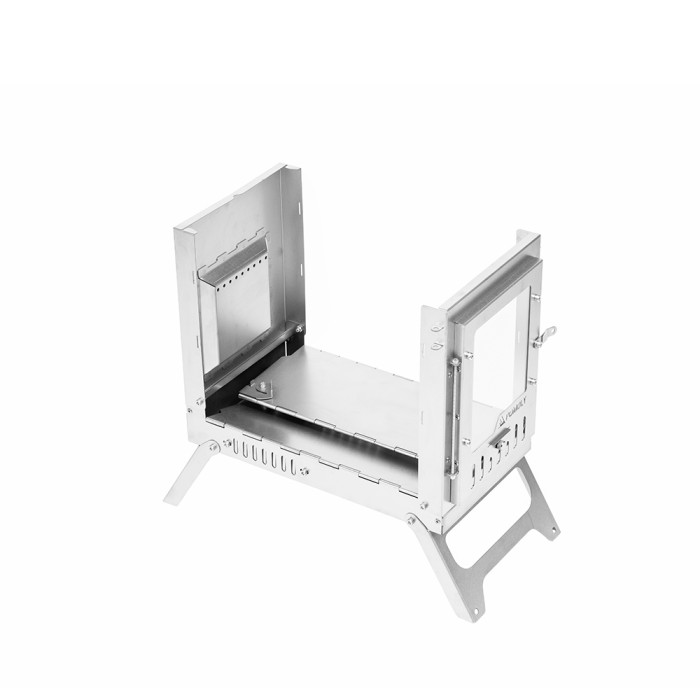 X-Ti | 더블 폴드 티타늄 우드 스토브 | POMOLY 신상품 2025