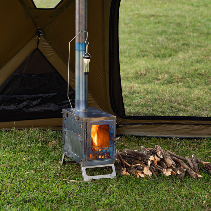 X-Ti | 더블 폴드 티타늄 우드 스토브 | POMOLY 신상품 2025