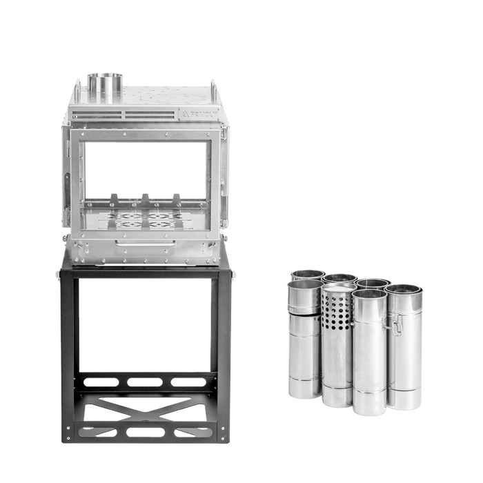 Cube 4 | 야외용 나무 난로 | POMOLY 신상품 2025