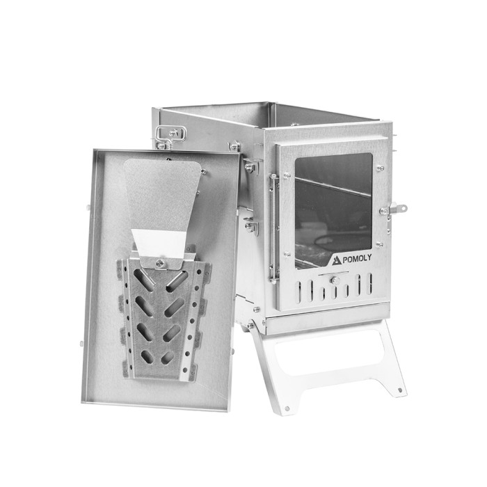 X-Ti | 더블 폴드 티타늄 우드 스토브 | POMOLY 신상품 2025