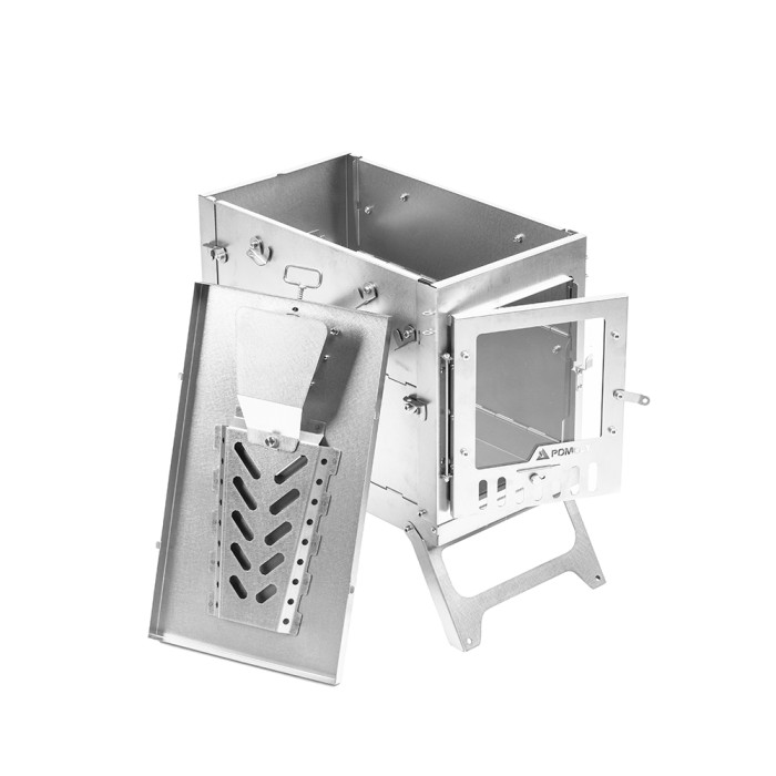 X-Ti Max | 더블 폴드 티타늄 우드 스토브 | POMOLY 신상품 2025