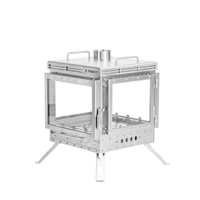 Cube 4 | 야외용 나무 난로 | POMOLY 신상품 2025