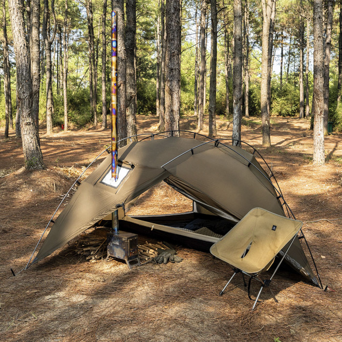 X-Ti Mini | 더블 폴딩 티타늄 우드 스토브 | POMOLY 신상품 2025