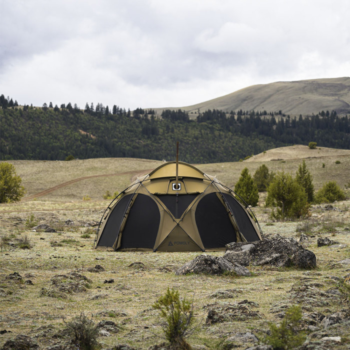 POMOLY Sphere X8 | 독립형 돔 캠핑 핫 텐트 8P | POMOLY 신상품 2025