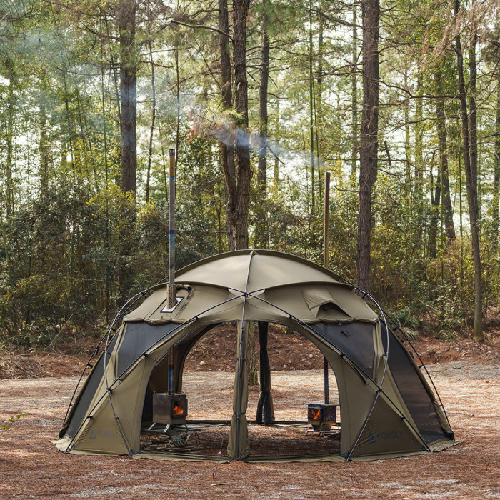 POMOLY Sphere X8 | 독립형 돔 캠핑 핫 텐트 8P | POMOLY 신상품 2025