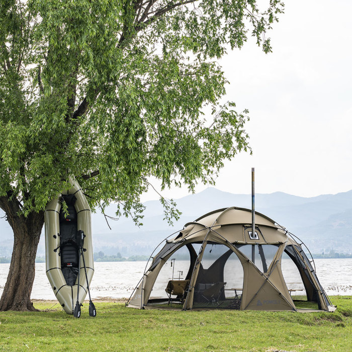 POMOLY Sphere X8 | 독립형 돔 캠핑 핫 텐트 8P | POMOLY 신상품 2025