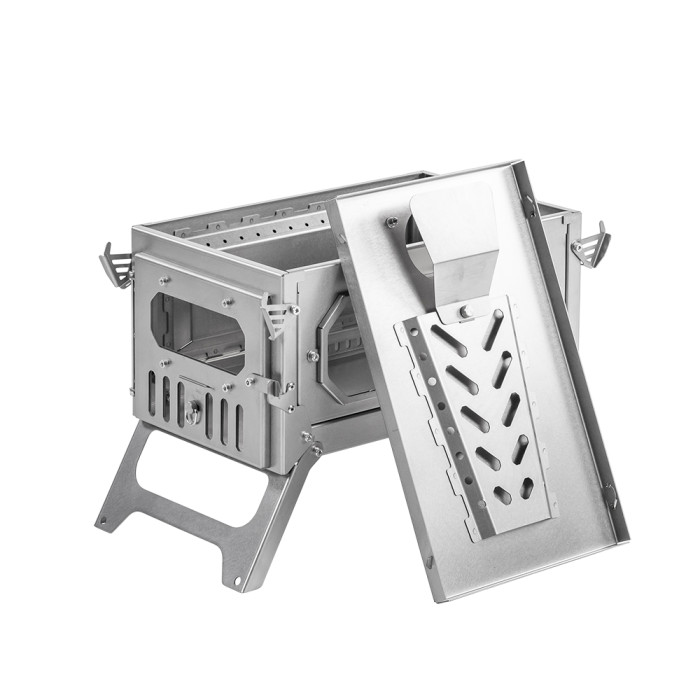 【예매】T-Brick Mini 2.0 | 확장 버전 | 핫 텐트 캠핑용 티타늄 스토브 | POMOLY 신상품 2024