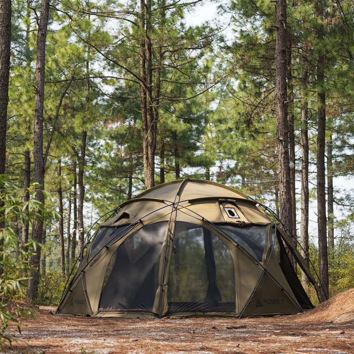POMOLY Sphere X8 | 독립형 돔 캠핑 핫 텐트 8P | POMOLY 신상품 2025