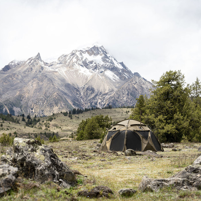 POMOLY Sphere X8 | 독립형 돔 캠핑 핫 텐트 8P | POMOLY 신상품 2025