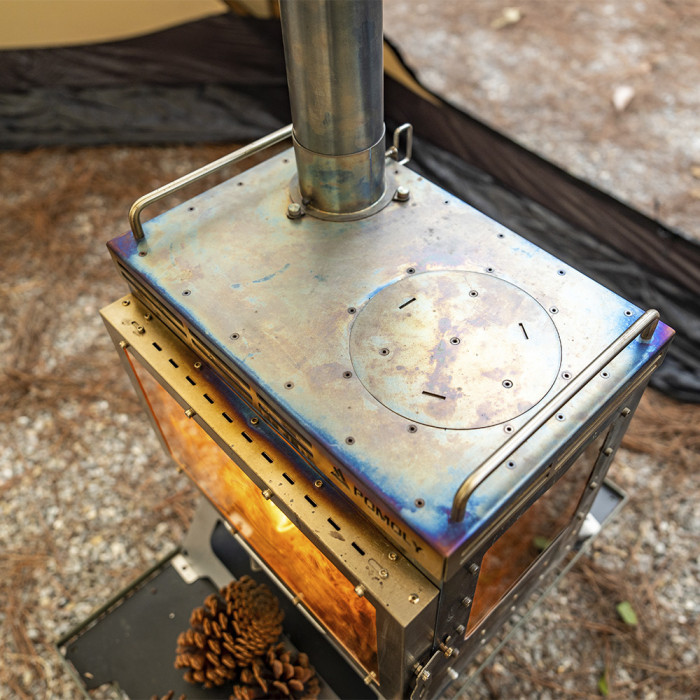 【예매】Dweller Max Ti 3 | 티타늄 장작 난로 | POMOLY 새로운 도착 2023