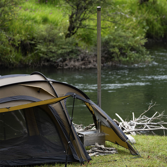 POMOLY Fold X | 티타늄 장작 난로 | Fastfold 텐트 스토브 | 포몰리 새로운