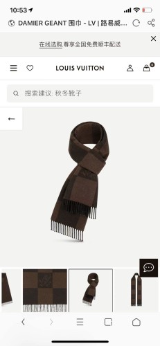 L*V's very upright men's scarf~The fabric is big love, very soft, delicate and comfortable‼ Atmospheric simplicity