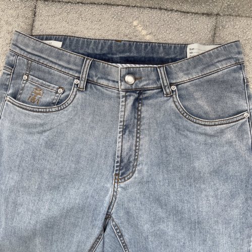 B*C vintage stone wash, super soft light blue jeans
