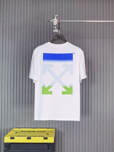 O*FF   Gradient jet painted cross arrow T-shirt