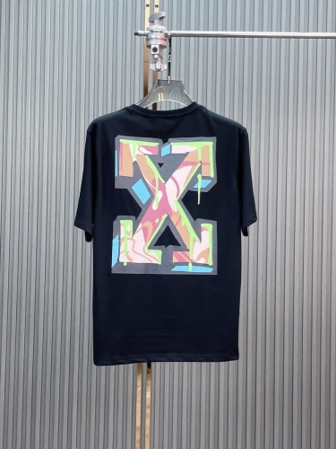 O*FF   Fluorescent cross arrow T-shirt
