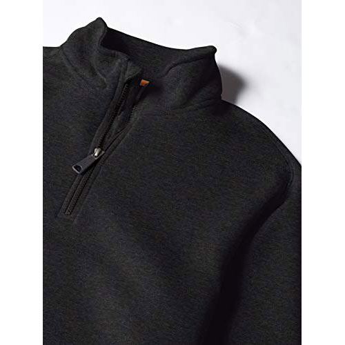Midweight Quarter-Zip Mock-Neck Sweatshirt