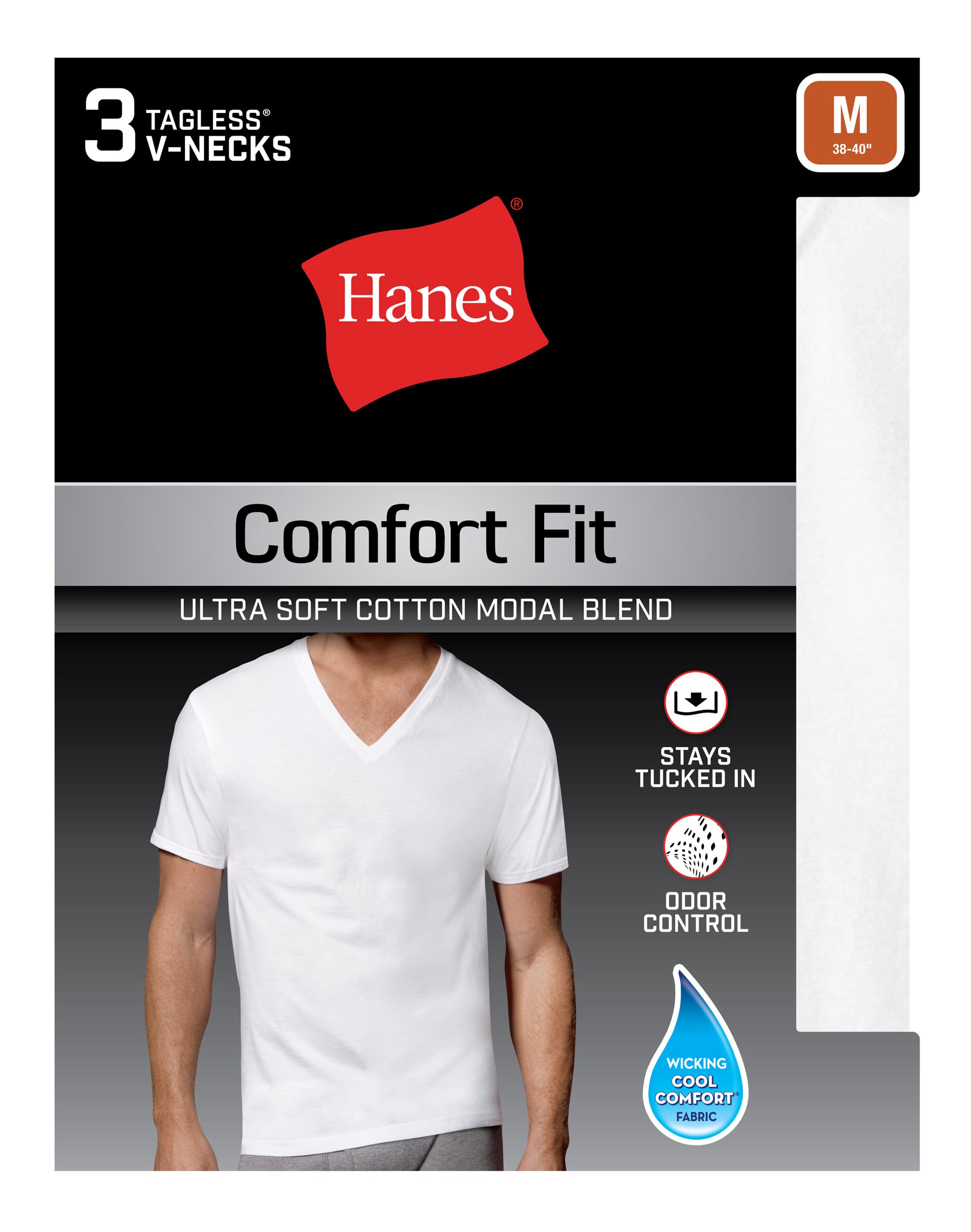 Comfort Flex Fit® V-Neck Undershirt 