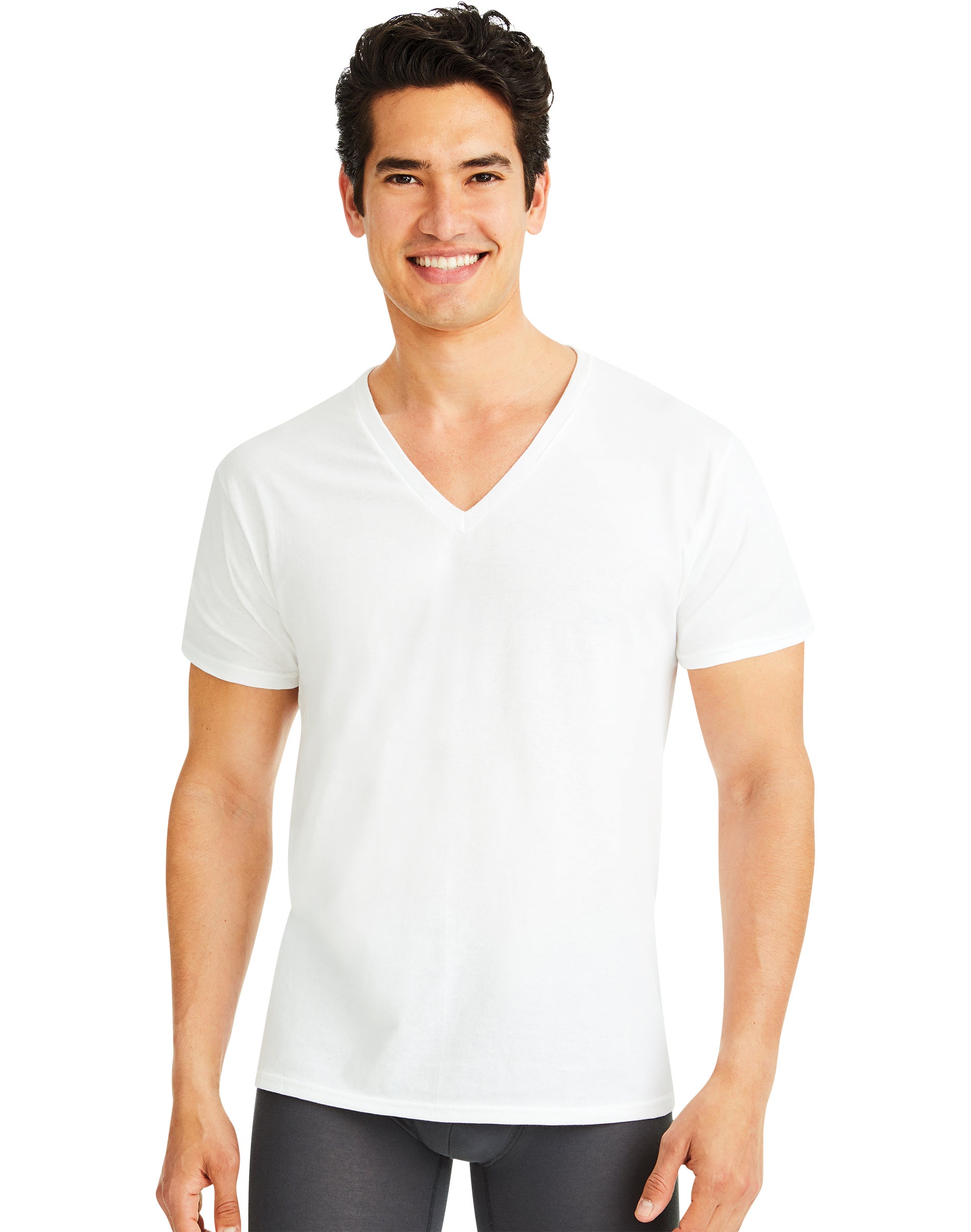White V-Neck Undershirt 10-Pack