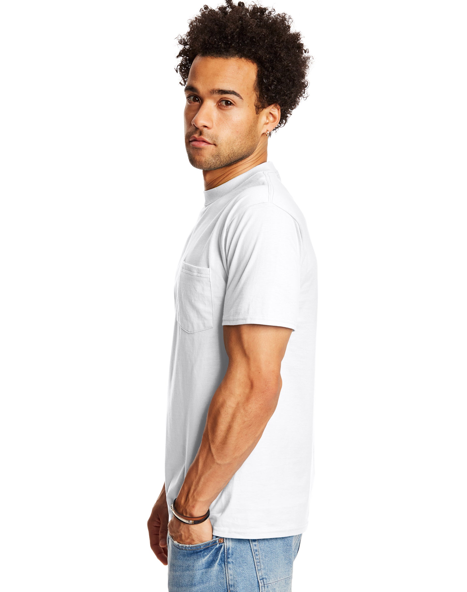 Hanes Beefy-T Adult Pocket T-Shirt 2-Pack