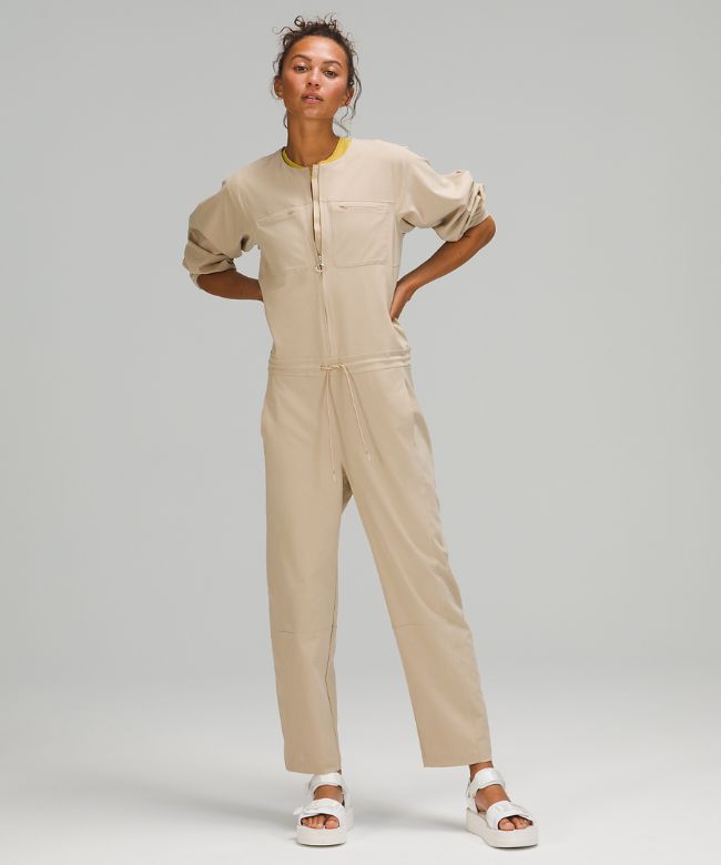 ventlight zippered jumpsuit