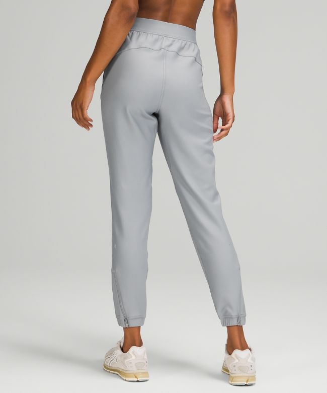 high rise fleece joggers
