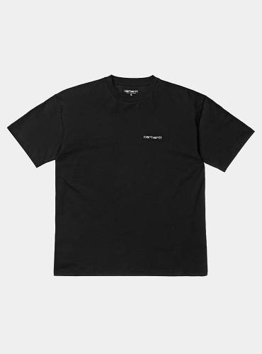 W' S/S Script Embroidery T-Shirt